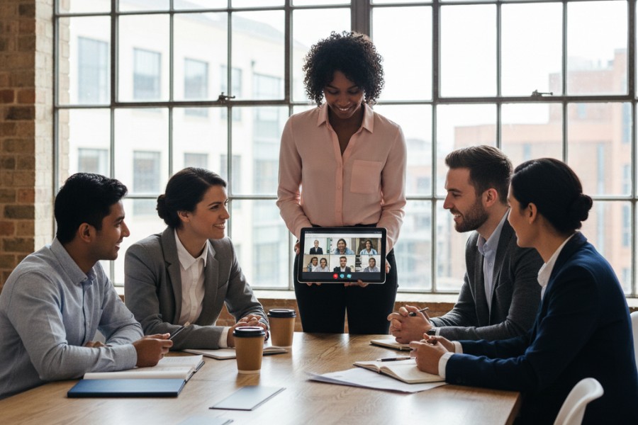 Which business phone system offers free setup in the UK