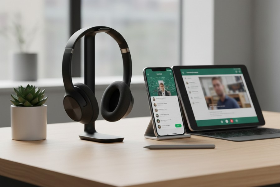 Which business phone system offers free setup in the UK