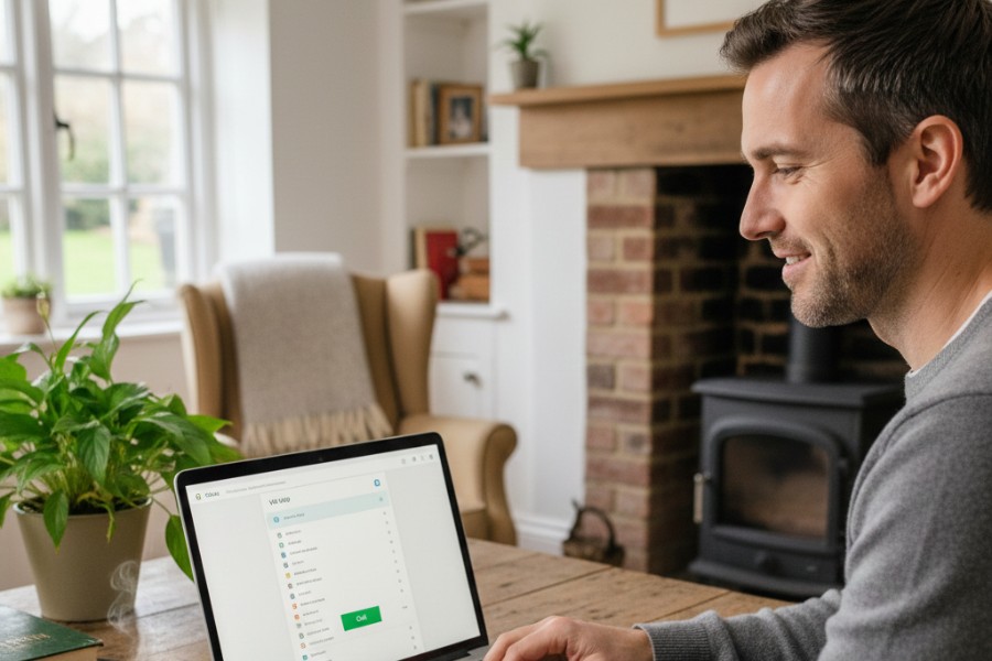 Which business phone system offers free setup in the UK