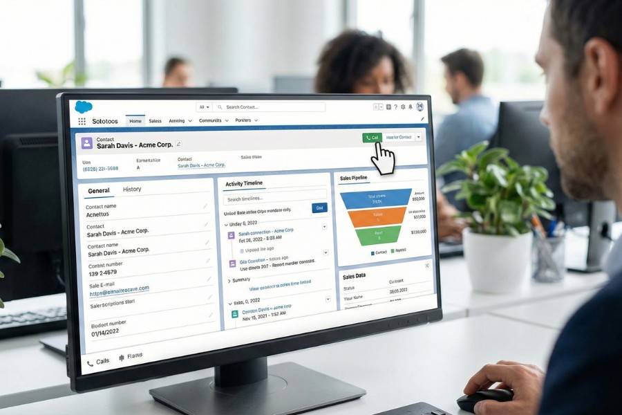 business phone systems with CRM integration options
