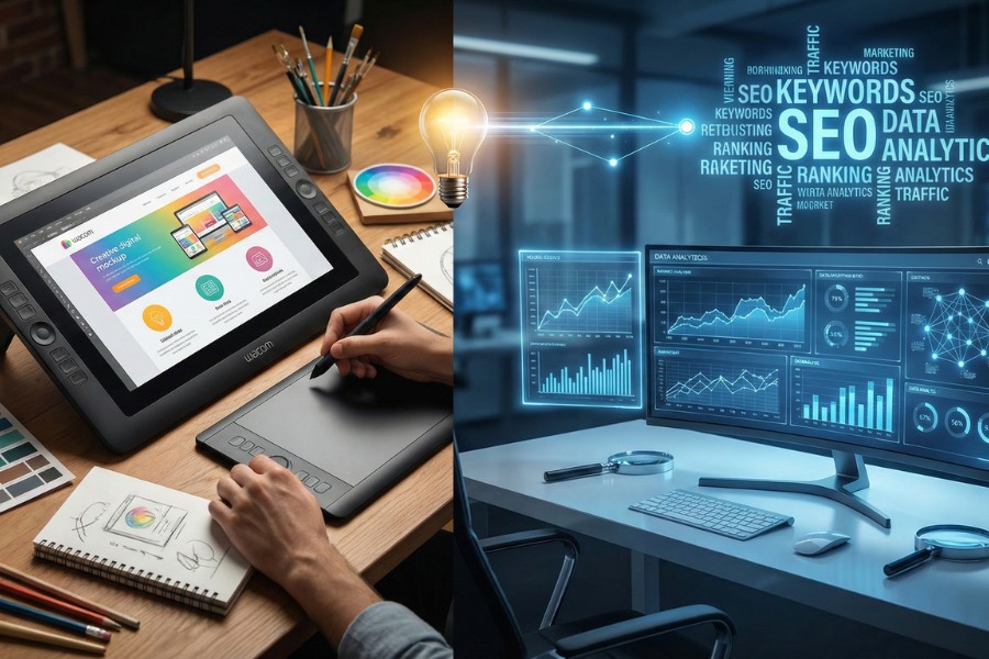 which website design companies offer SEO optimisation